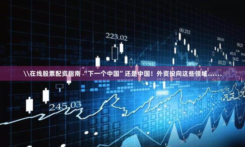 \在线股票配资指南 “下一个中国”还是中国！外资投向这些领域……