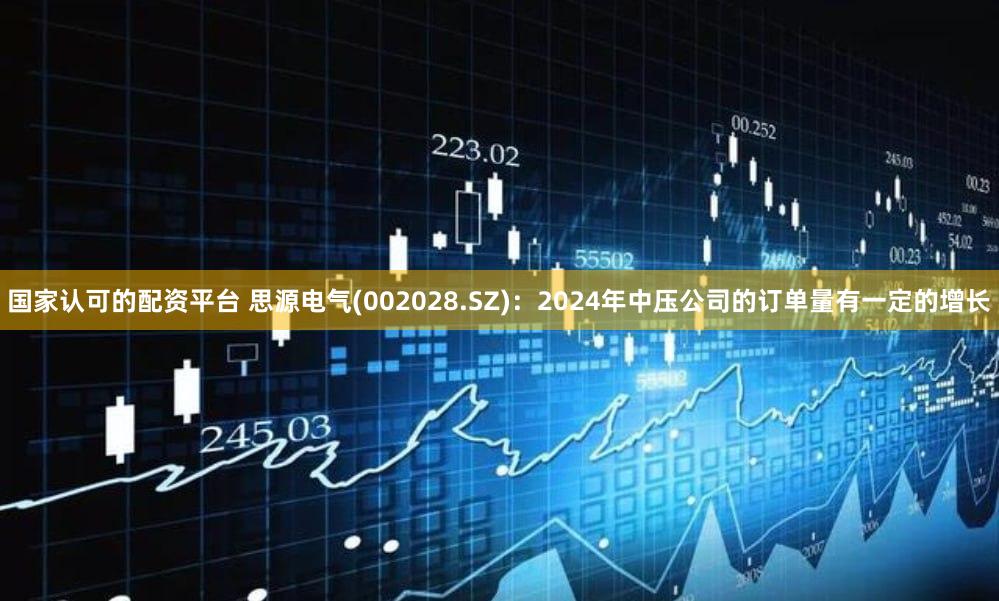 国家认可的配资平台 思源电气(002028.SZ)：2024年中压公司的订单量有一定的增长
